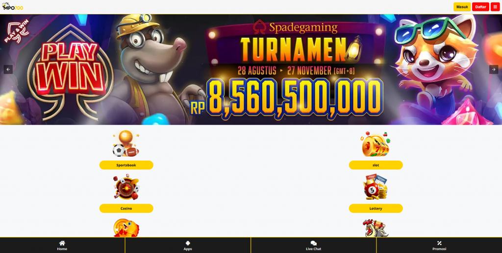 Popular MPO700 Game Homepage